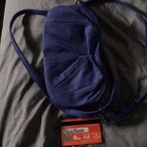Small blue purse